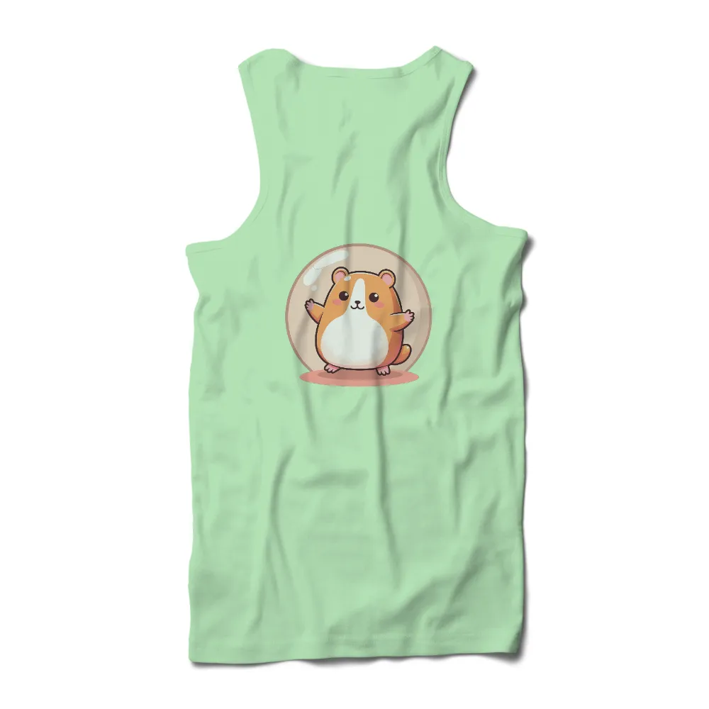 Custom Tee Shirts: Adorable Hamster in a Bubble|womens cute hawaiian shirts