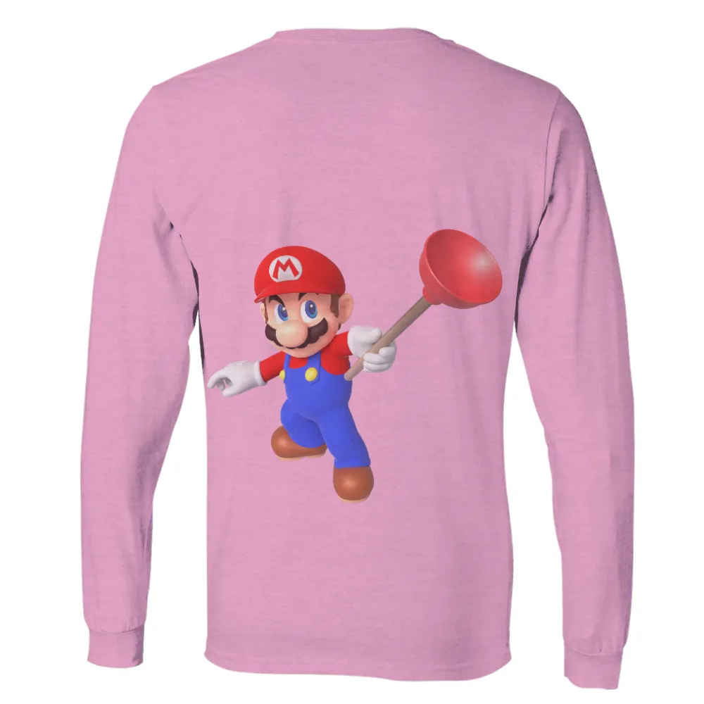 T-Shirts Custom: Mario's Heroic Adventure - Gaming, Adventure, Friendship|luke cage hero for hire t shirt