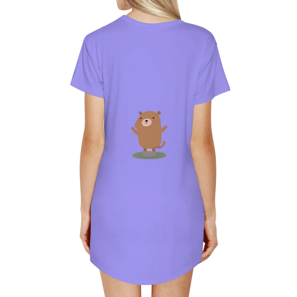 TShirt Printing: Celebrate Spring with Timmy the Friendly Groundhog|casual spring shirts