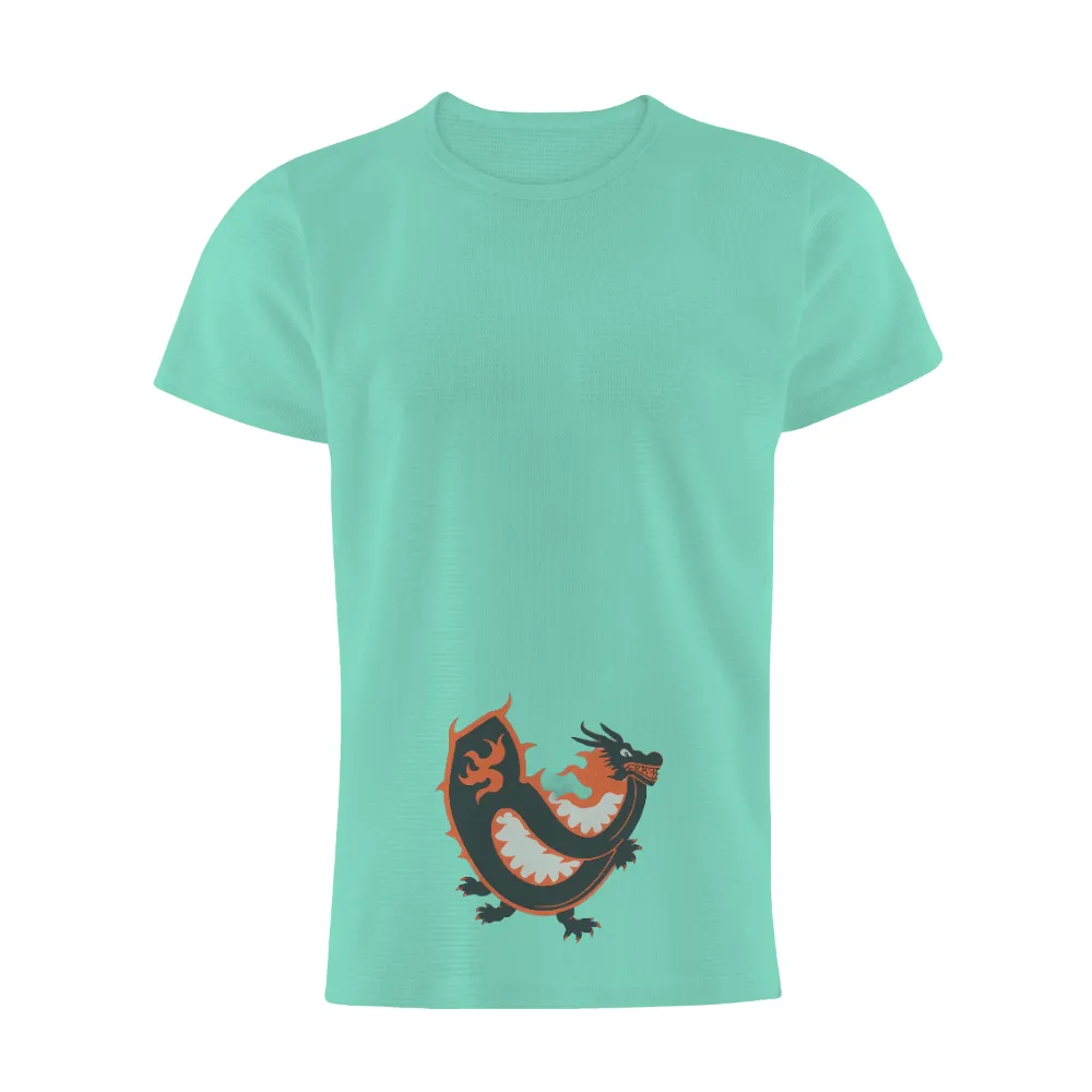 Dragon Tee Shirt Printing | Mythical Creature Power & Strength| sharp teeth