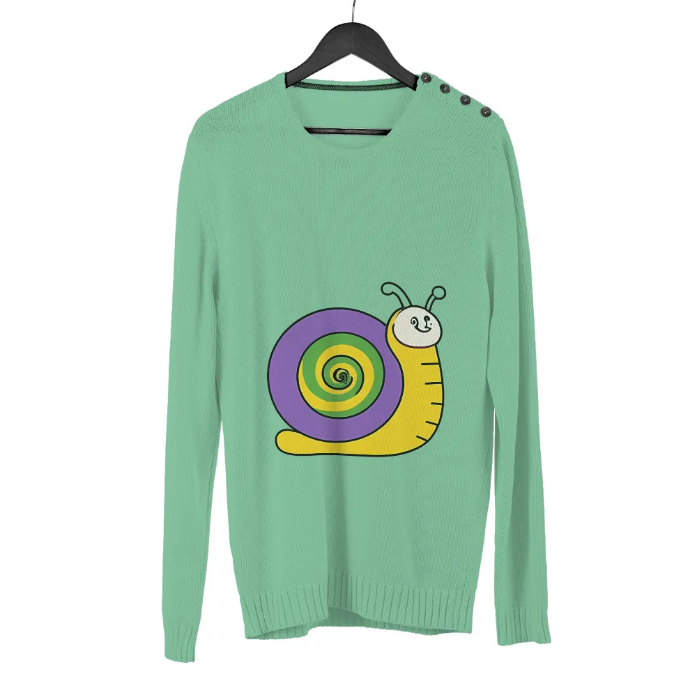 Customized Tee Shirts: Embrace the Journey with Sammy the Snail|weekday journey shirt