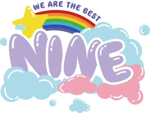 T-Shirts Custom: Embrace the Magic of Nine with Rainbow and Clouds