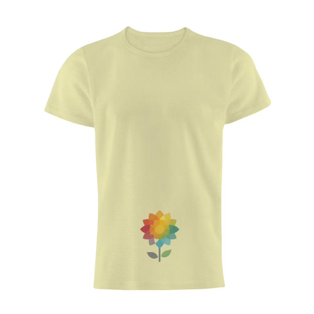 Vibrant Flower Design Celebrating Diversity and Individuality|trending shirt colors 2021