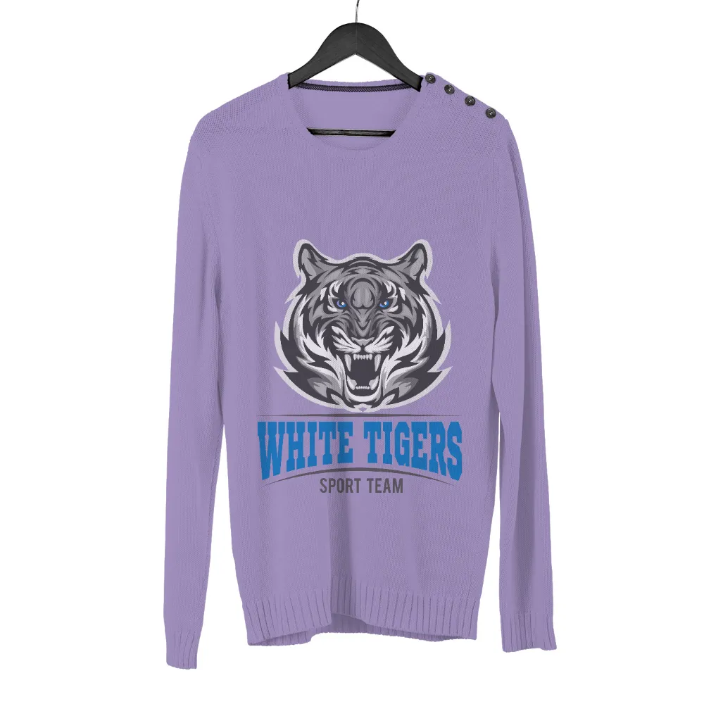 Custom Tee Shirts: White Tiger Sports Team Pride|team 31 courtside nba t shirt