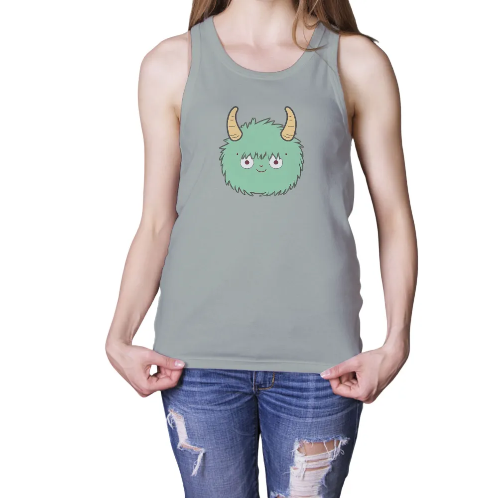 Tee Shirts Printed: Whimsical Monster Zephyr in the Enchanted Forest|cute easter shirts women