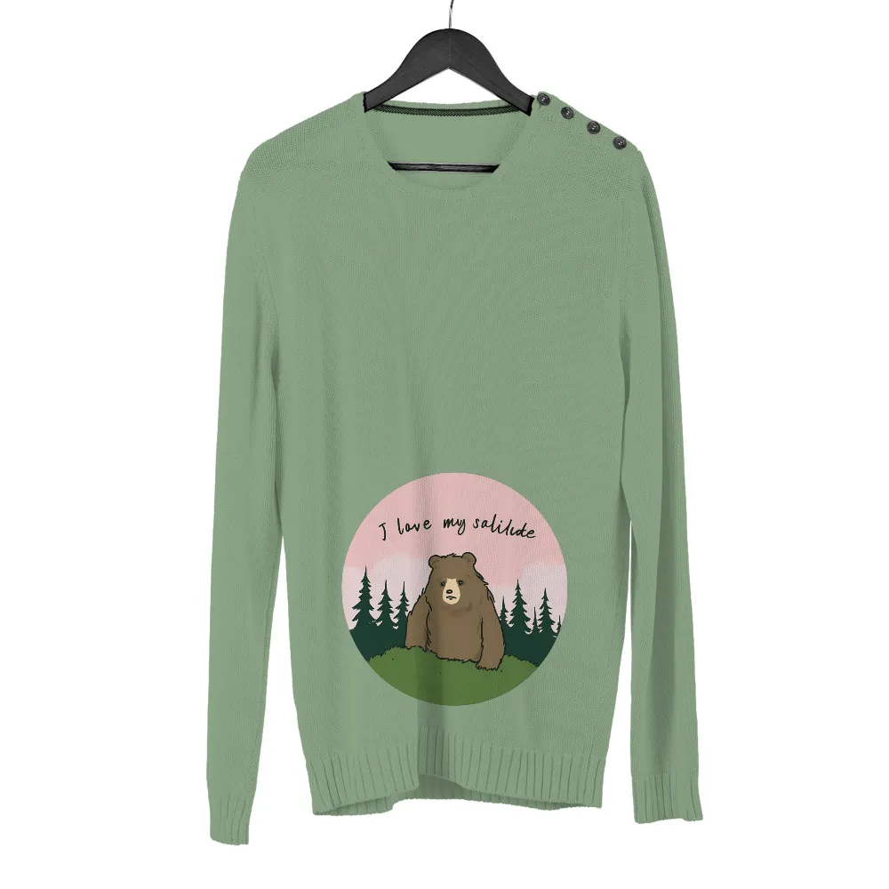 Tee Shirts Printed: I Love My Salilide - Bear in the Forest|ethan bear