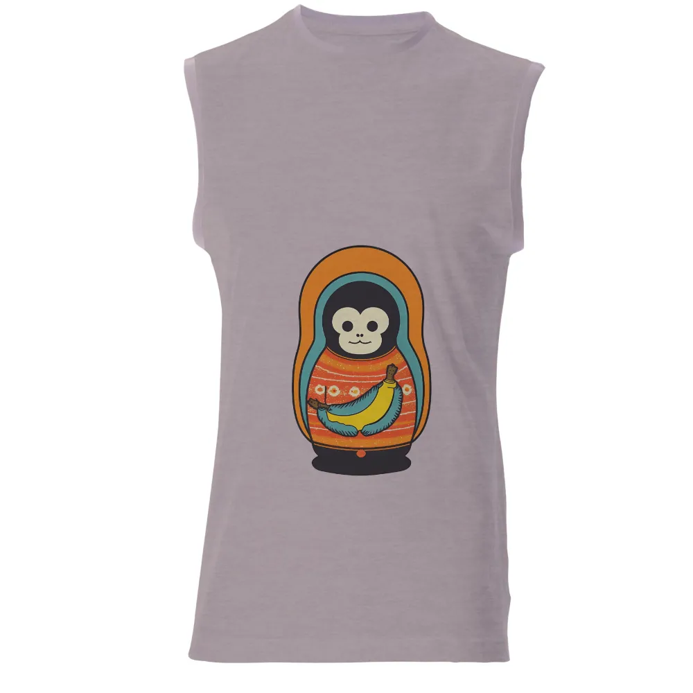 Pop Culture Graphic Design: Monkey Matryoshka Art|easter t shirts for family