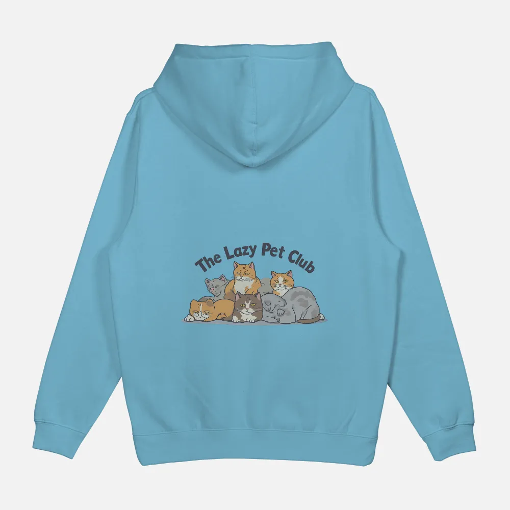 Custom Pet Design: The Lazy Pet Club - Cats, Relaxation, and Companionship|comfort colors 4th of july shirt