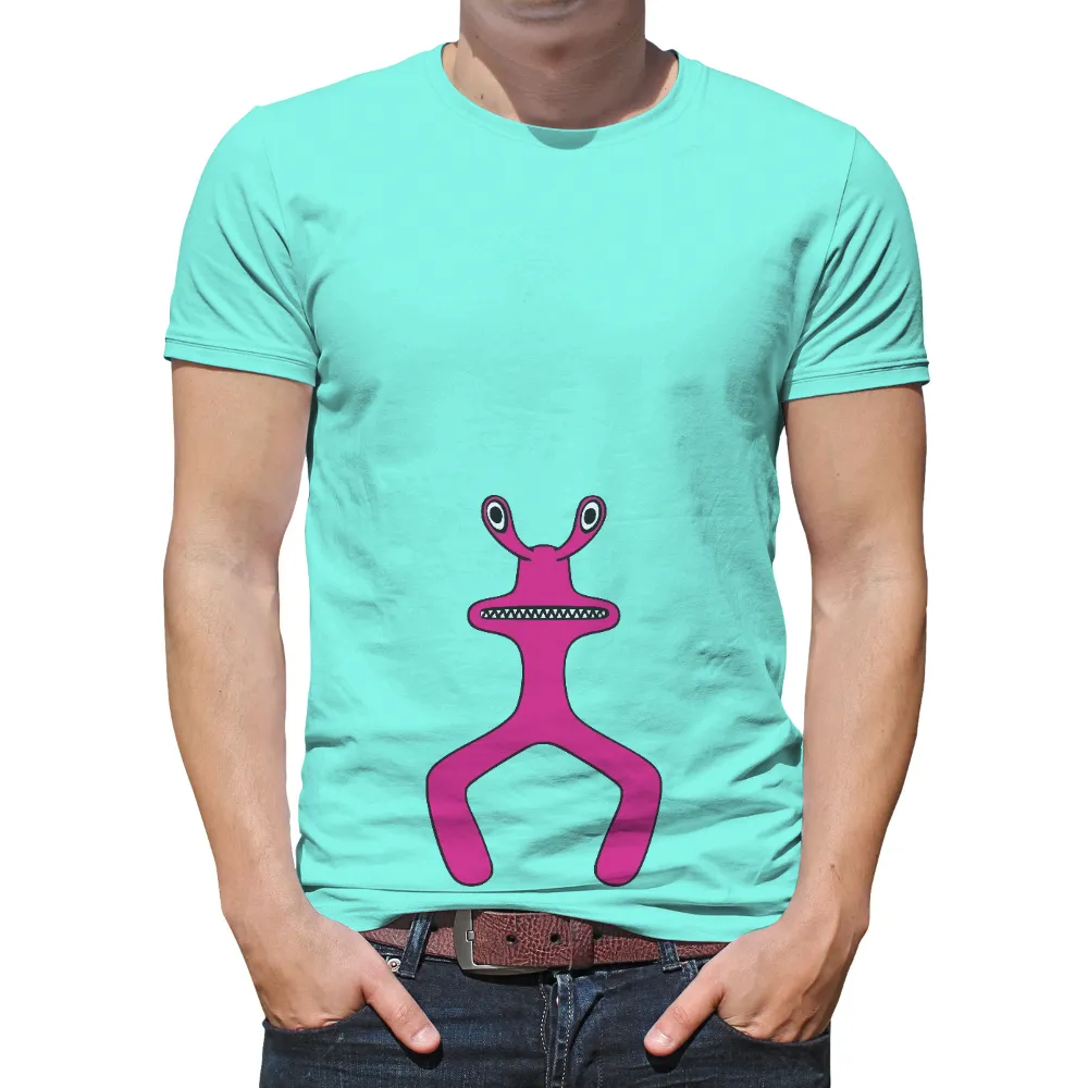 TShirt Printing: Whimsical Alien Design Inspired by Pop Culture|t shirt roblox black pink