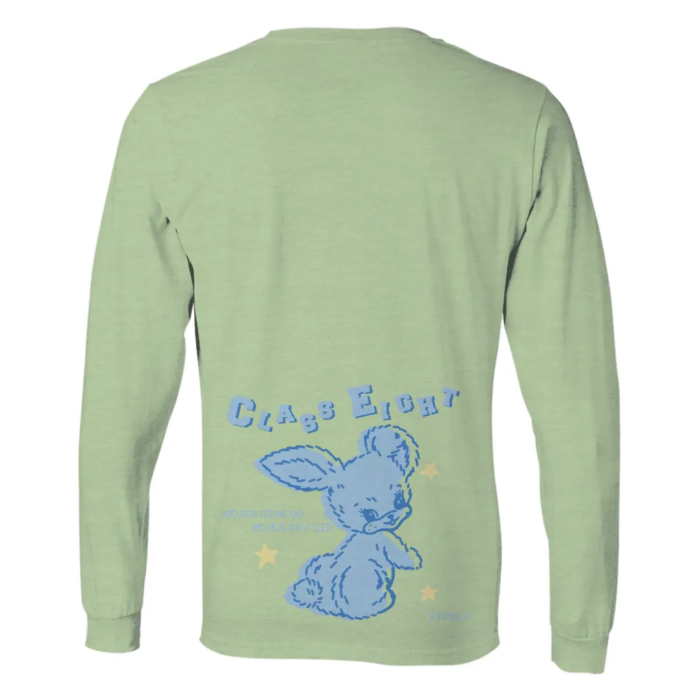 T-Shirts Pattern: Never Give Up Rabbit - Artistic Designs|easter rabbit shirt