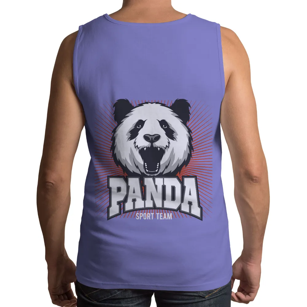 Shirts Graphic Tees: Roaring Panda Sport Team Emblem|owen power