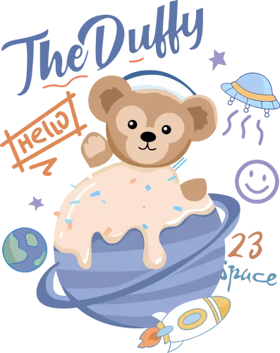 The Duffy: A Whimsical Space Adventure T-Shirt Pattern