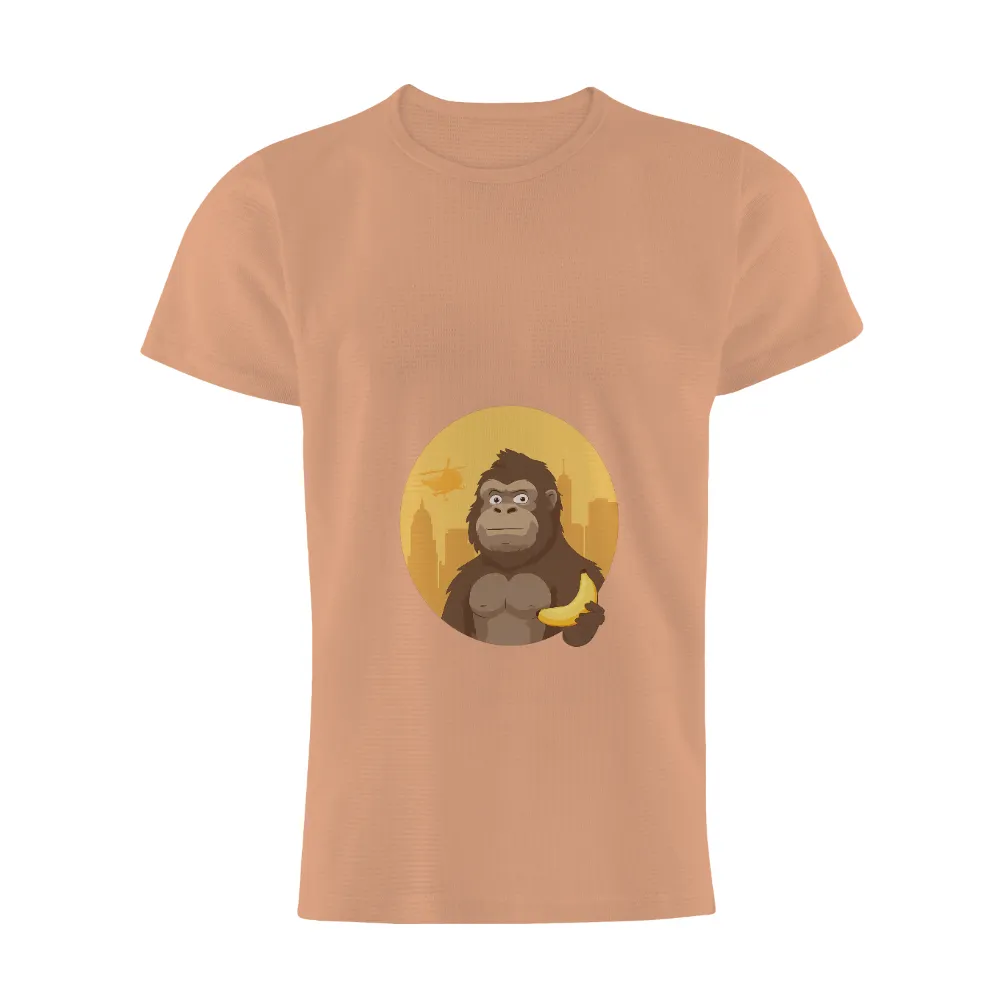 Goro the Gorilla: Tee Shirt Printing - Funny Urban Life Design|banana republic premium pima cotton t shirt