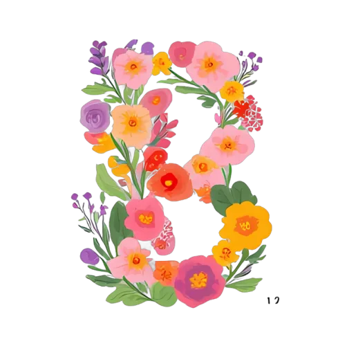 Floral Letter B TShirt Design: A Canvas of Emotions