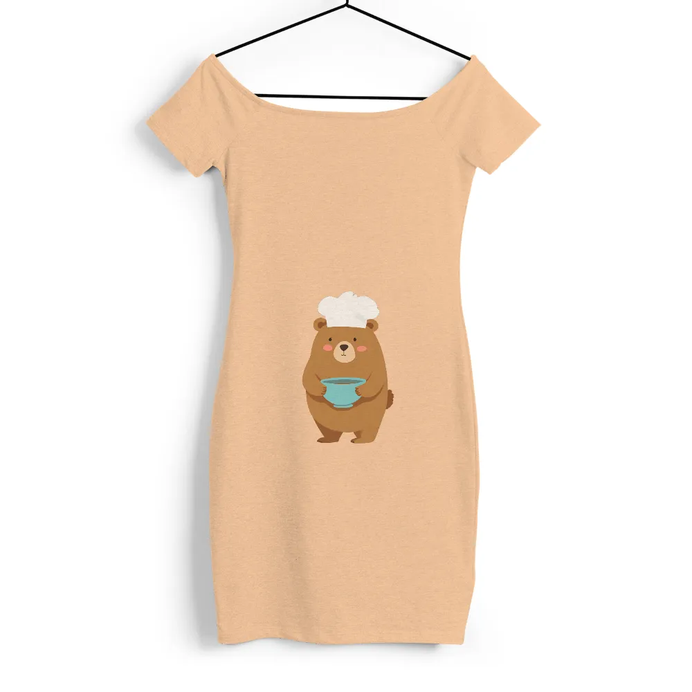 TShirt Printing: Benny the Chef Bear Brings Joy Through Cooking|cute pink t shirt roblox