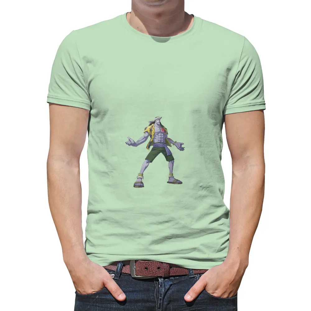 Tee Shirts Printed: Jinbe - Fish-Man Warrior from One Piece|adventure time shirt sex