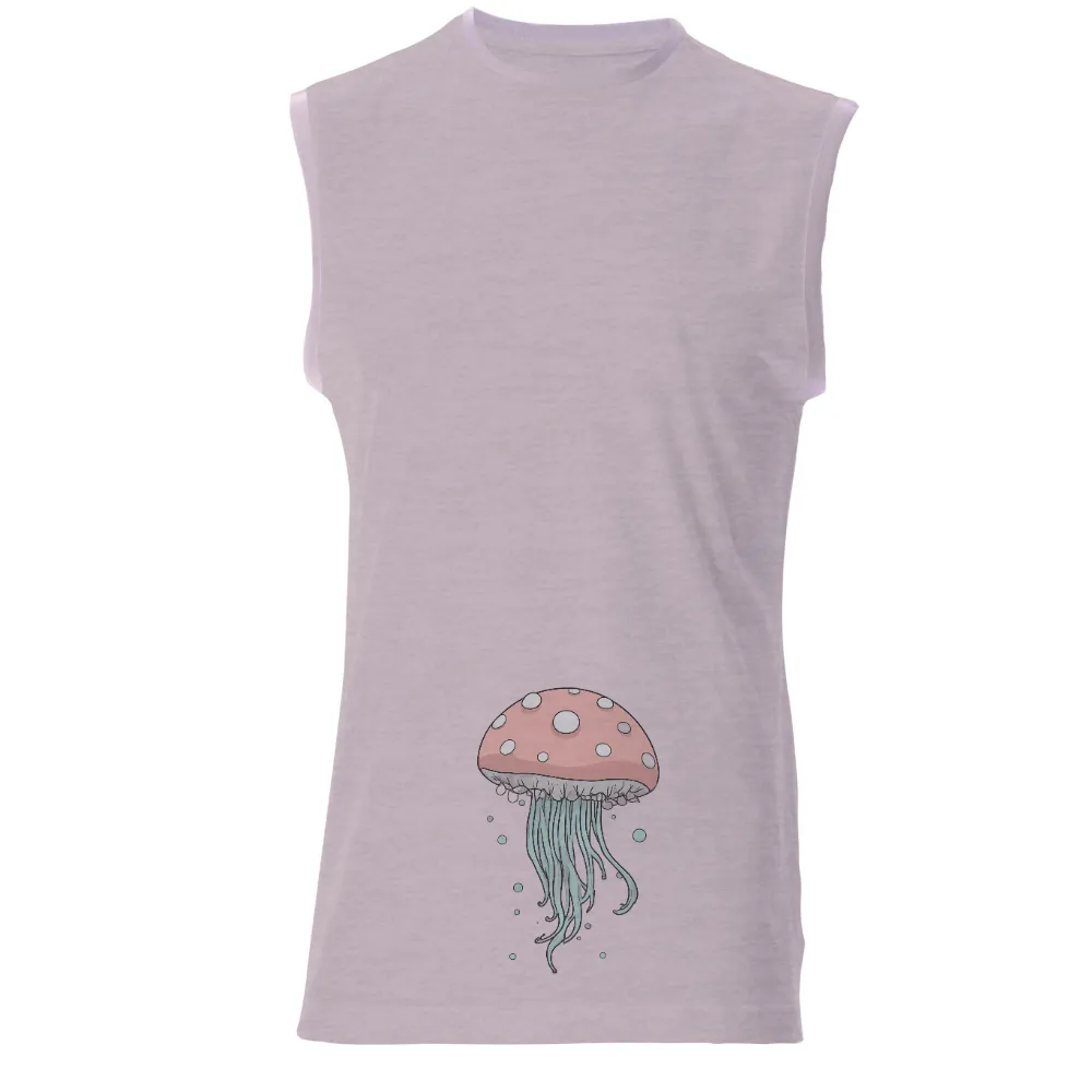 T-Shirts Custom: Embrace Transformation with Magical Jellyfish Design|black and white wonder woman shirt