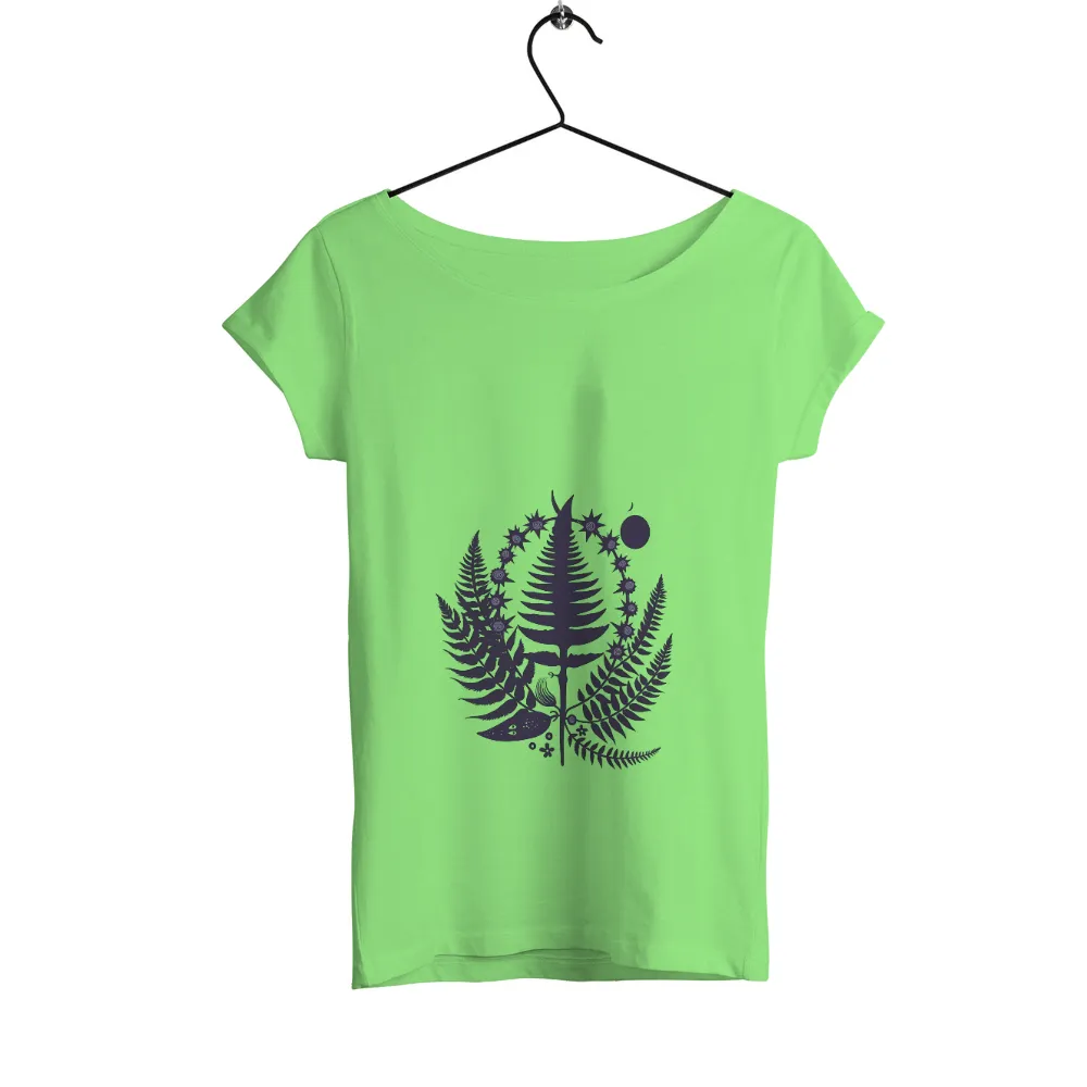 Customized Tee Shirts: Enchanting Nature | Magical Forest Design|majestic fern