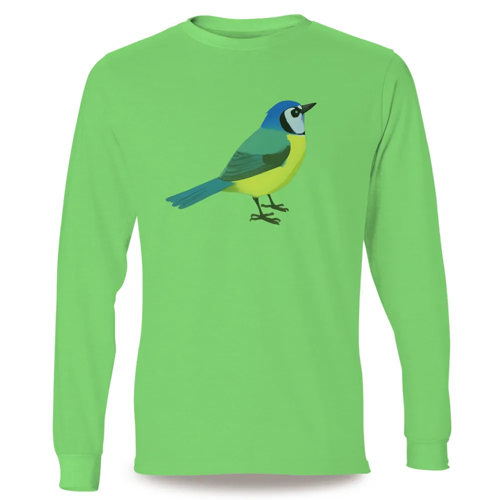 TShirt Design: Blue Tit - Vibrant Nature|saturday morning pancakes free shirt