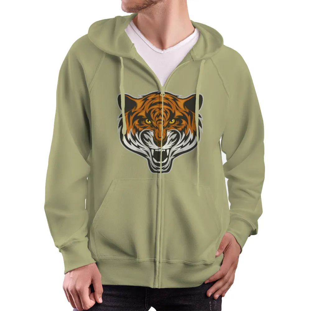 T-Shirts Custom: Unleash Your Inner Tiger with Bold Design|t shirt painting on nature