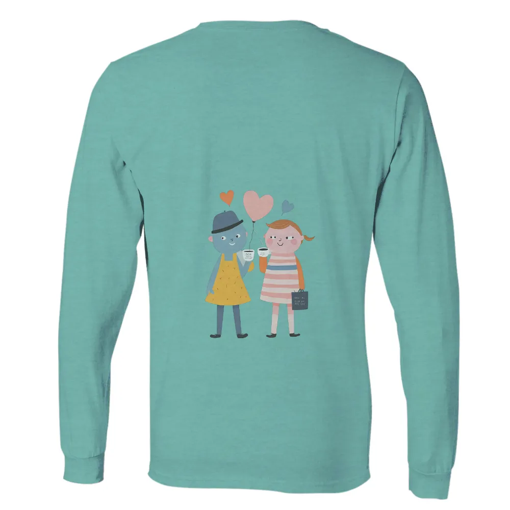 Customized Tee Shirts: Share the Joy of Companionship with Alex and Jamie|love for damar 3 shirt