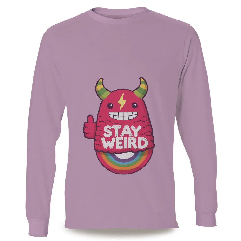 T-Shirt Printing: Stay Weird - Embrace Your Uniqueness|tu rainbow t shirt