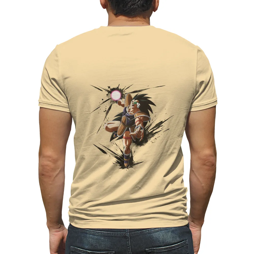 TShirt Design: Raditz Warrior Energy Ball - Anime Fan Art|lebron ultimate warrior