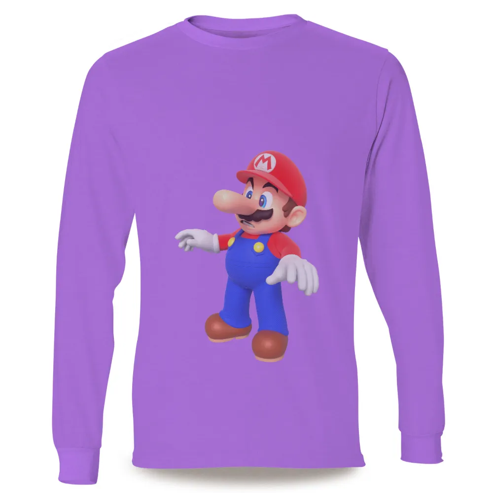 T-Shirts Custom: Mario's Pixel Adventure - Gaming Hero|hero gayab mode on t shirt