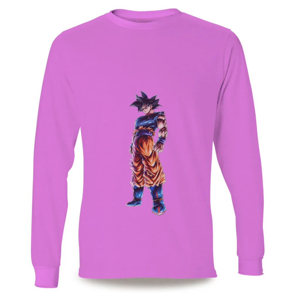 Customized Tee Shirts: Iconic Anime Hero with Vibrant Outfit|design your own fishing t shirts