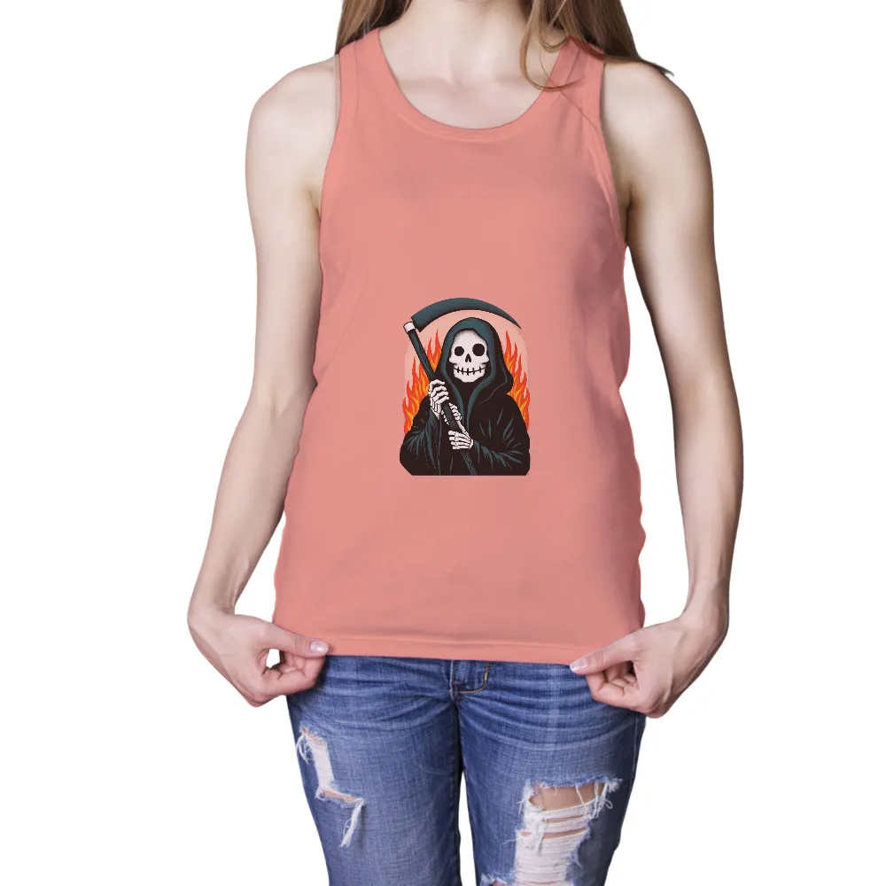 Custom T-Shirt Printing: Embrace Life with the Grim Reaper Design|life is good dad t shirts