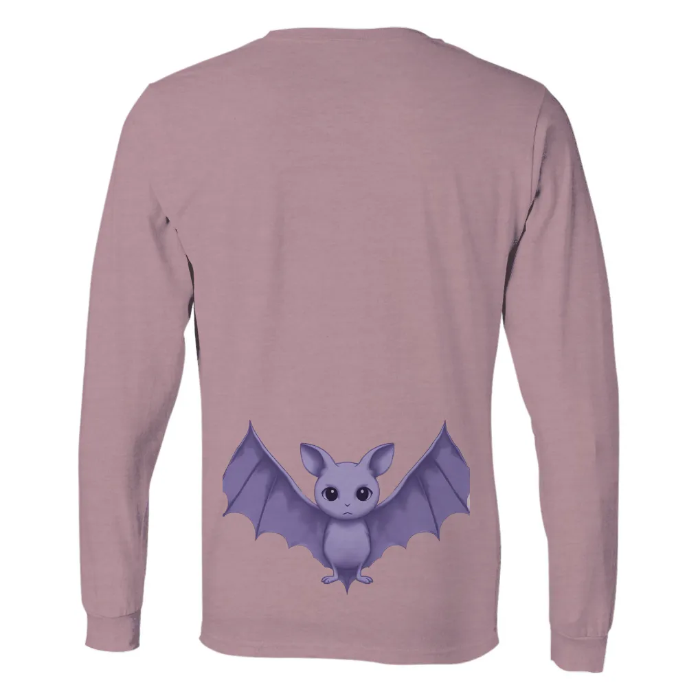 T-Shirts Pattern: Whimsical Purple Bat - Artistic Designs|purple and gold bregman astros jersey