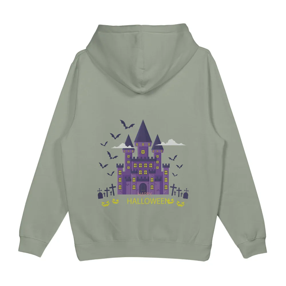 TShirt Design: Explore the Magical Castle of Halloween Night|pokemon magic shirt