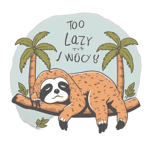 Lazy Sloth and Tropical Relaxation: Embrace the Carefree Lifestyle