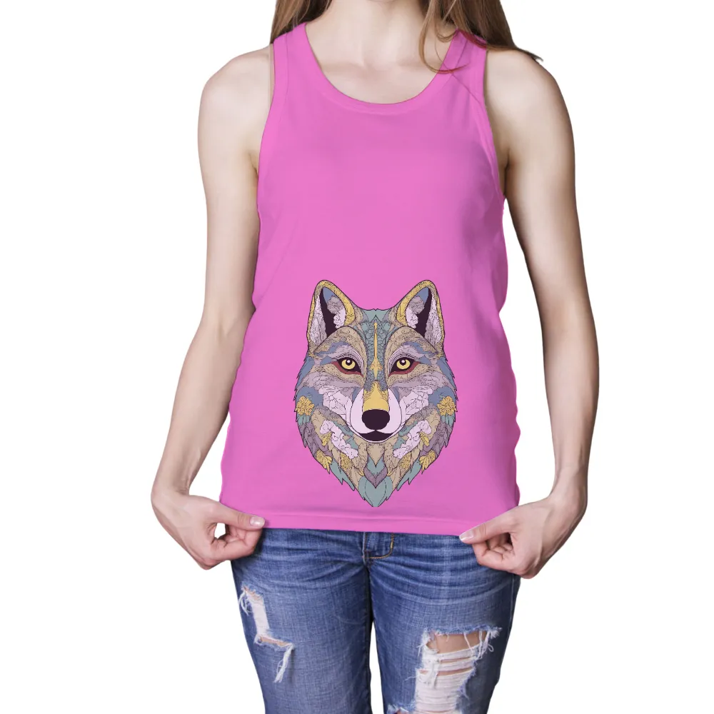 T-Shirt Printing: Nature's Guardian - Wolf Inspired Artistic Design| Dream-inspired design