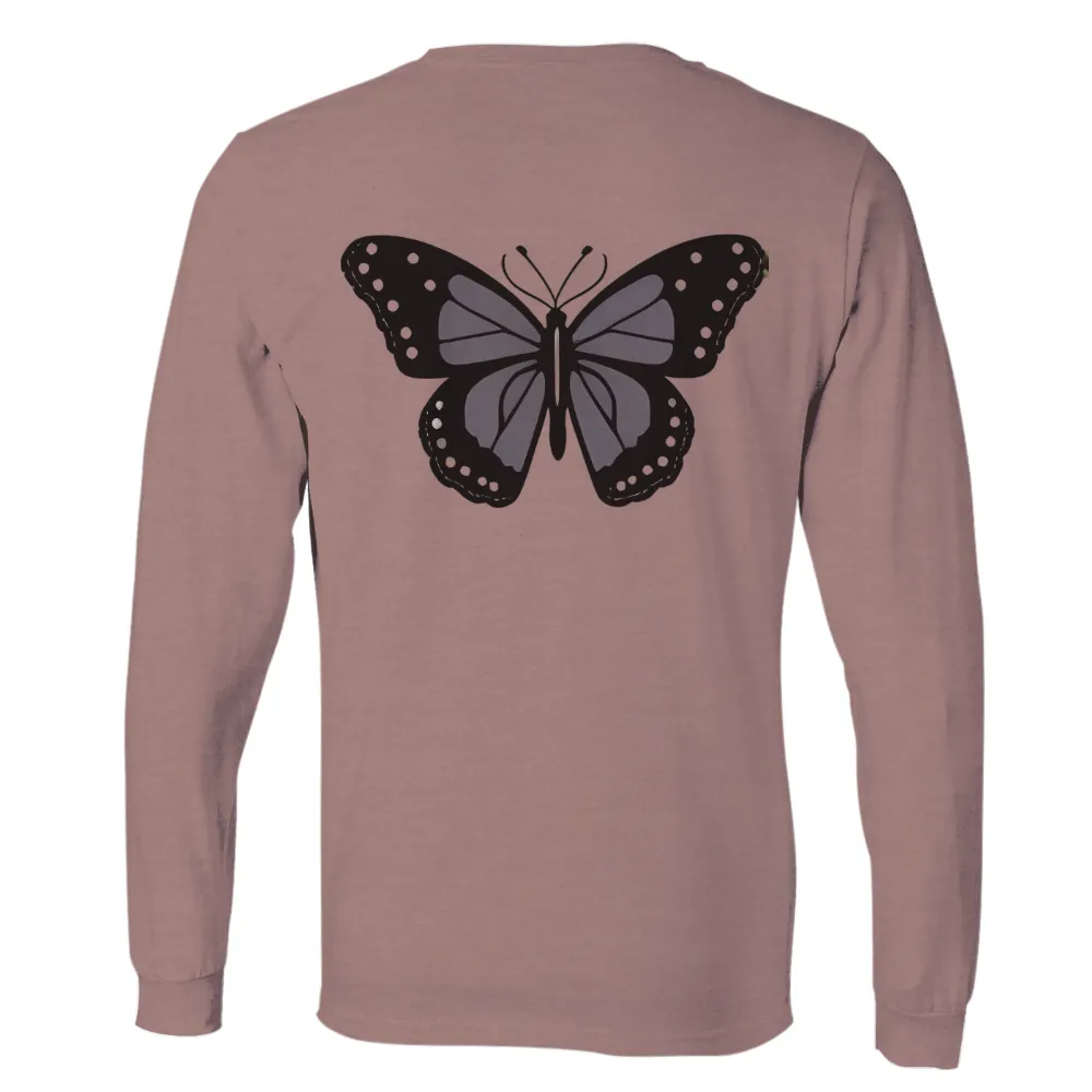 Custom Tee Shirts: Embrace Transformation with Luna the Butterfly|skies butterfly shirt