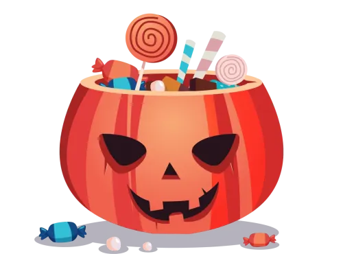 TShirt Printing: Halloween Pumpkin Candy Fun