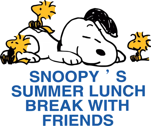 T-Shirts Custom: Snoopy’s Summer Lunch Break with Friends