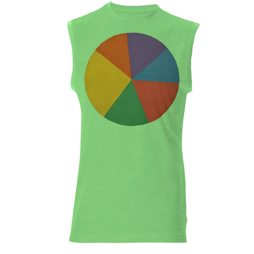 Shirts Graphic Tees: Chromatic Wheel - Unity in Diversity