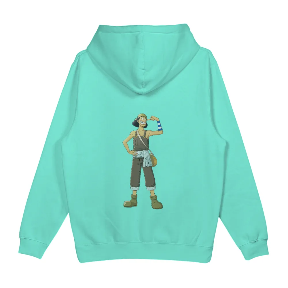 T-Shirts Custom: Celebrate Usopp's Journey with Bold and Humorous Design|adventure time dancing with monsters shirt