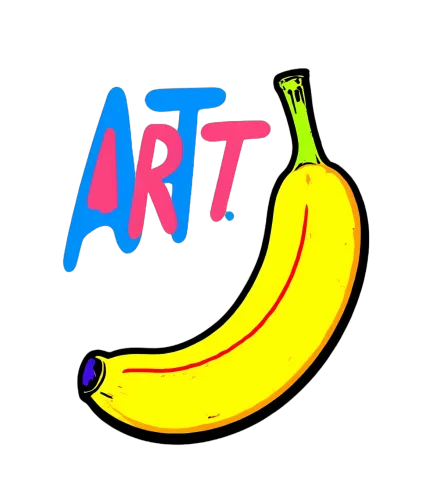 Banana Art Retro Minimalist Design: A Unique Fusion of Pop Culture and Modern Aesthetics