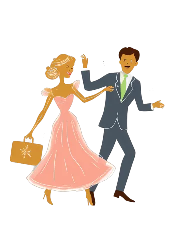 Custom Tee Shirts: Vintage Dance Romance