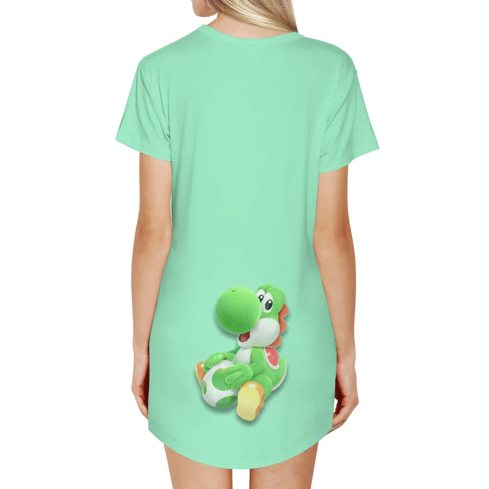 TShirt Design: Yoshi's Adventure with Hopeful Egg|video game valentine shirt