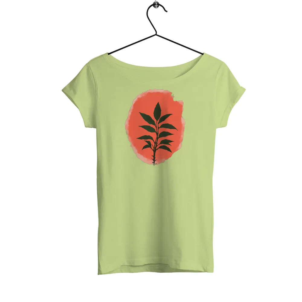 Custom T-Shirt Printing: Nature's Resilience - Artistic Plant Design|t shirt logo print design