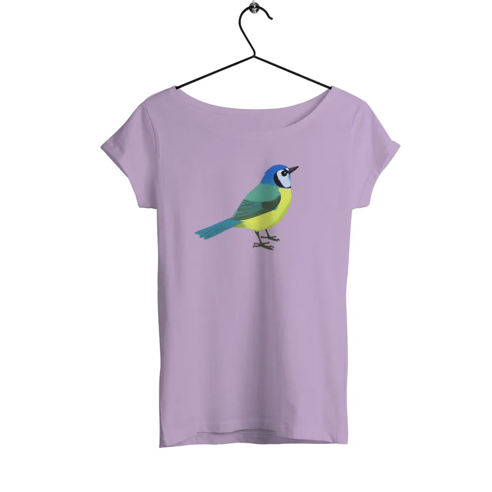 TShirt Design: Blue Tit - Vibrant Nature|a fun thing to do in the morning shirt