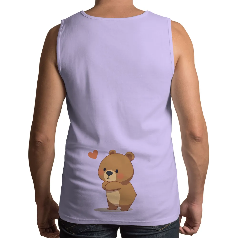 Graphic Tees: Cute Bear with Heart - Love and Self-Love|cute shirts for valentine's day