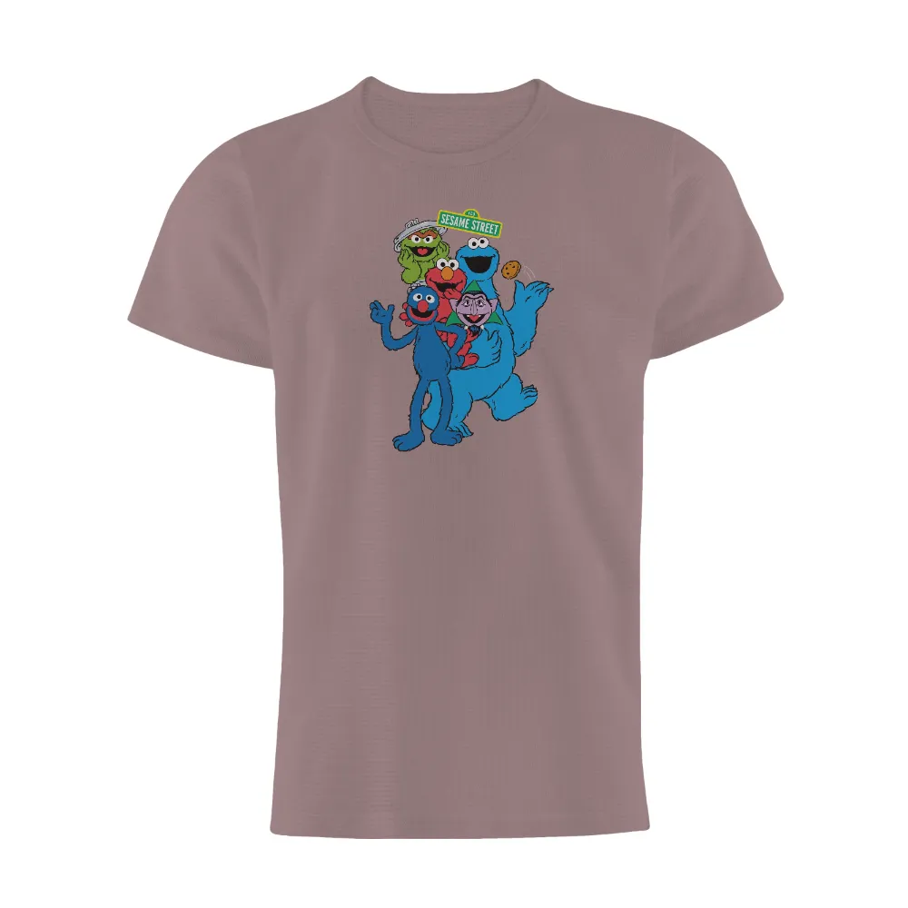 Graphic Tees: Sesame Street Characters - Pop Culture Favorites|jujutsu kaisen shirt with haikyuu characters