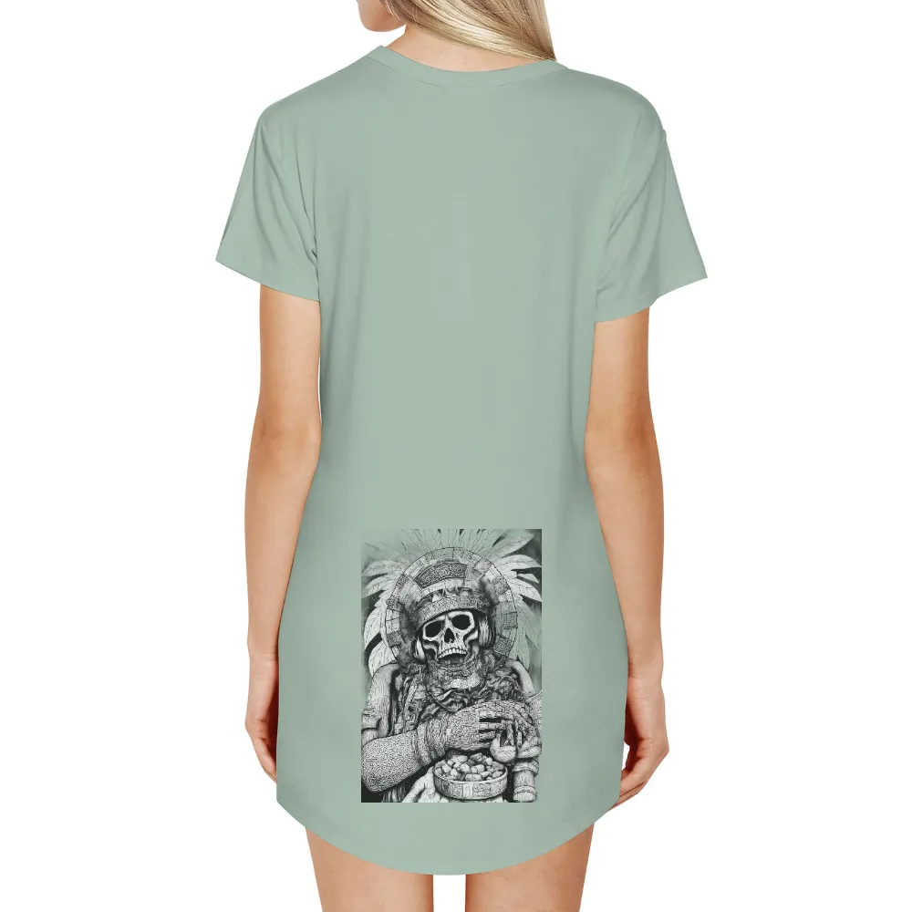 Shirts Graphic Tees: Aztec Priest Wisdom Stones| cultural heritage