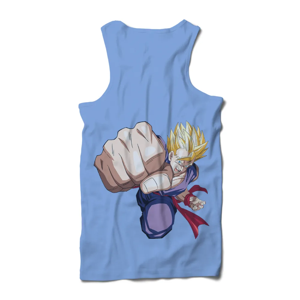 Tee Shirt Printing: Super Saiyan Warrior - Anime Inspired Design|battle tested warrior queen