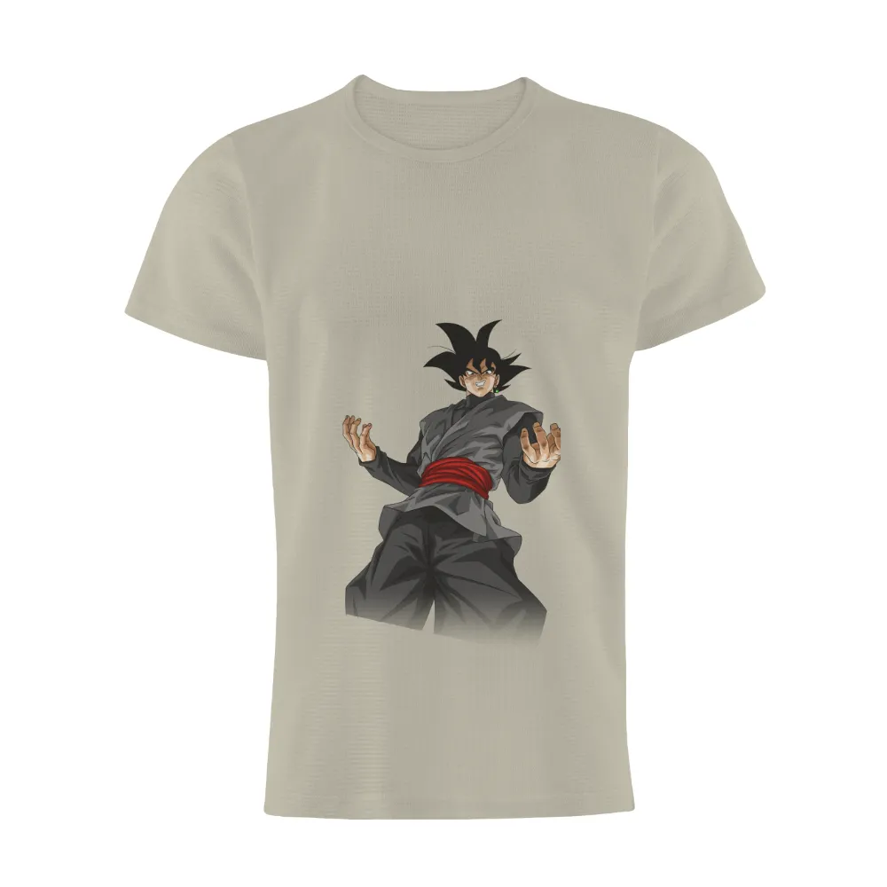 TShirt Design: Goku's Unwavering Strength and Courage|anime fathers day shirt