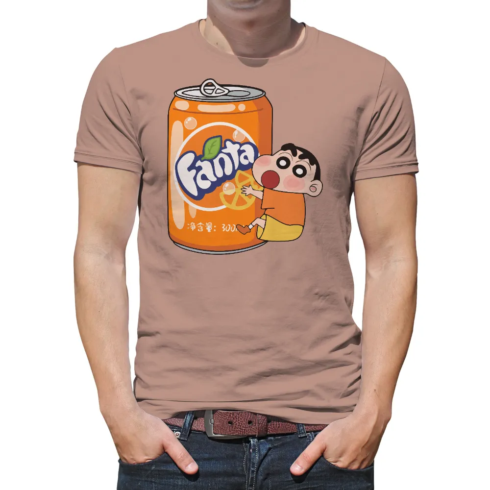 Custom T-Shirt Printing: Shin-chan's Giant Fanta Adventure|banksy joy millward